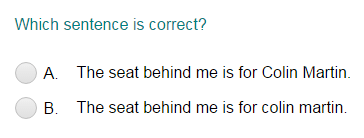 Identifying the Correct Sentence Part 1