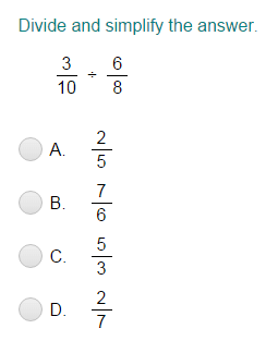 Dividing Fractions by Fractions