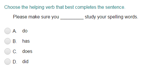 verb bubble trouble