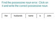 Rectifying the Possessive Noun Error in a Sentence