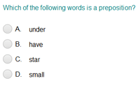 Identify Prepositions Part 3
