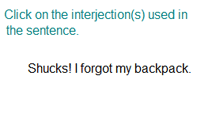 Identify Interjections Part 3