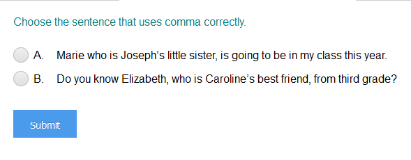 when do i use a comma