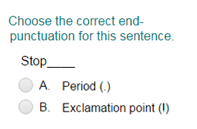 Choosing the Correct End Punctuation Part 2