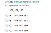 Ordering Numbers up to Three Digits