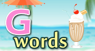 G Words Video