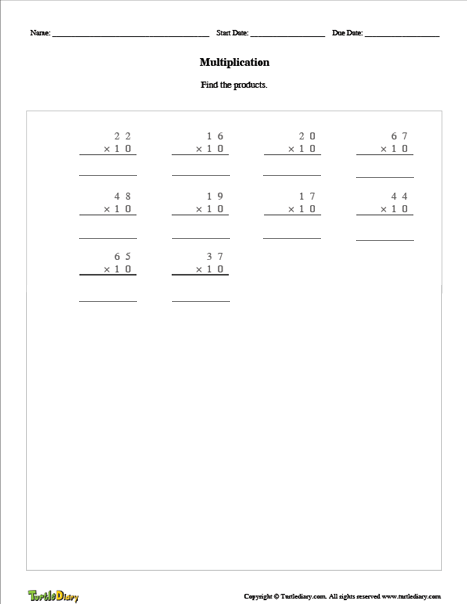Amazing multiplication worksheet generator Literacy Worksheets