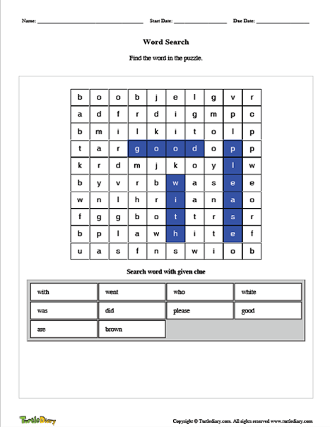 word search maker for kids