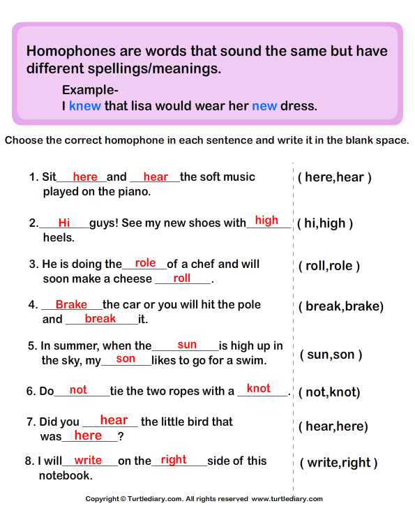 Choose the right word is or are. Homophones. Sentences with homophones. Homophones in English. Short sentences in English.