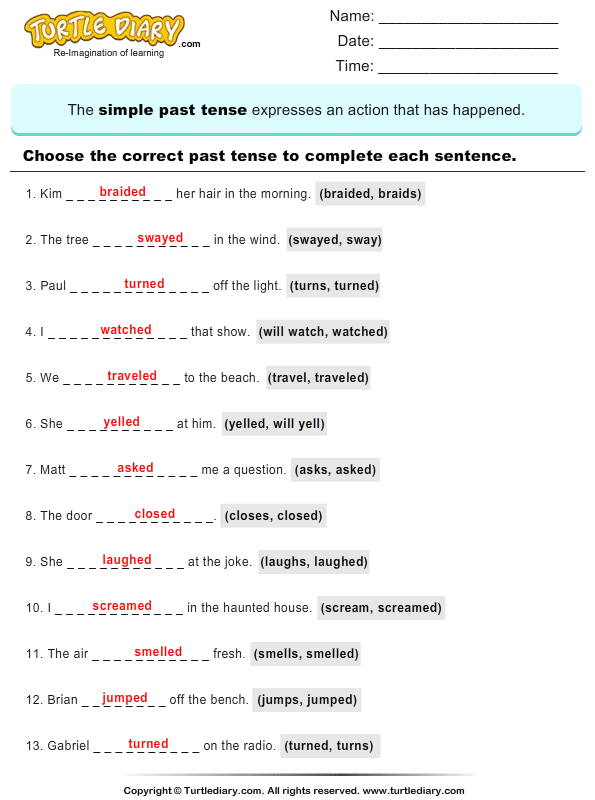 choose-the-correct-past-tense-to-complete-the-sentence-worksheet