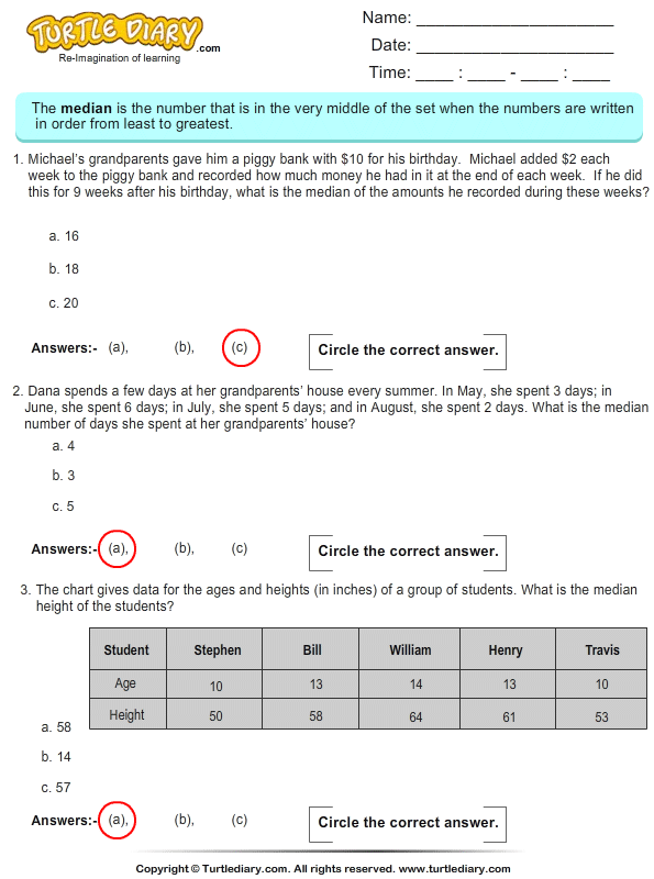 median-of-odd-number-of-data-points-worksheet-turtle-diary