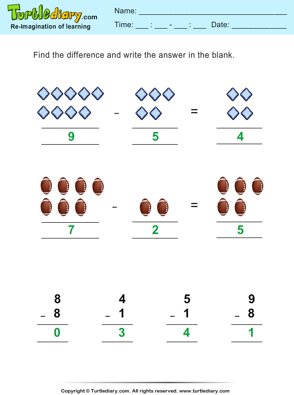 thanksgiving-picture-subtraction-worksheet-turtle-diary