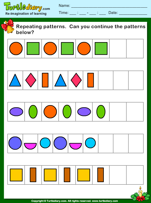 repeating-pattern-worksheet