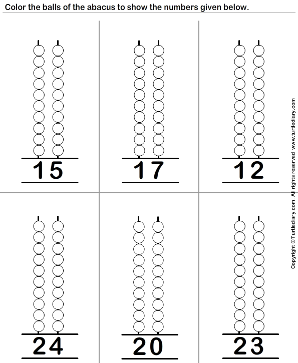 color-the-two-digit-numbers-on-abacus-worksheet-turtle-diary