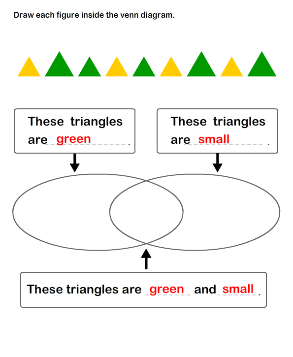 1 worksheet shapes 2d grade Create Count Venn Objects Diagrams Worksheet  and Turtle