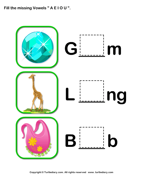 Missing vowels. Fill in Vowels. Missing Vowel 1st Grade. Complete the Words with the missing Vowels. Short Vowels. Grades k-1.