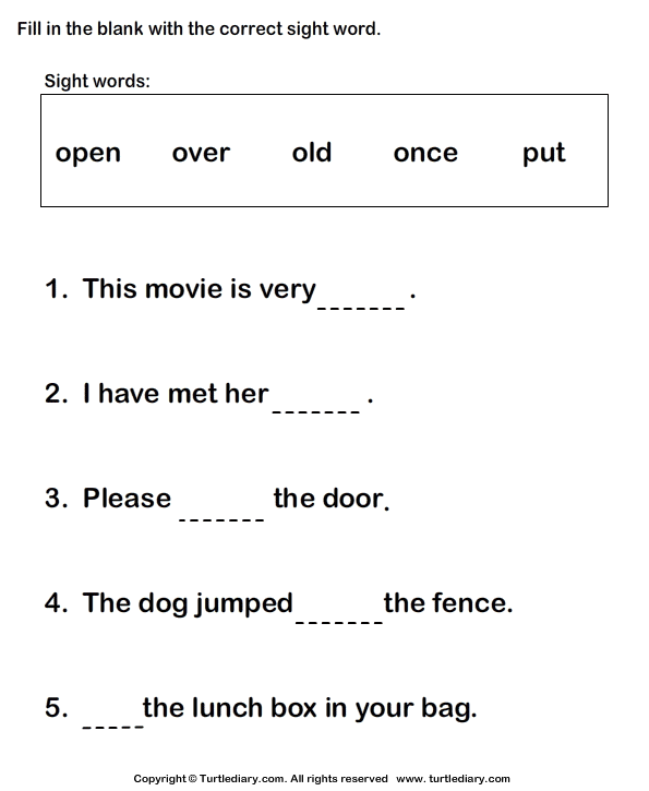 identify-the-correct-sight-word-for-each-sentence-worksheet-turtle-diary