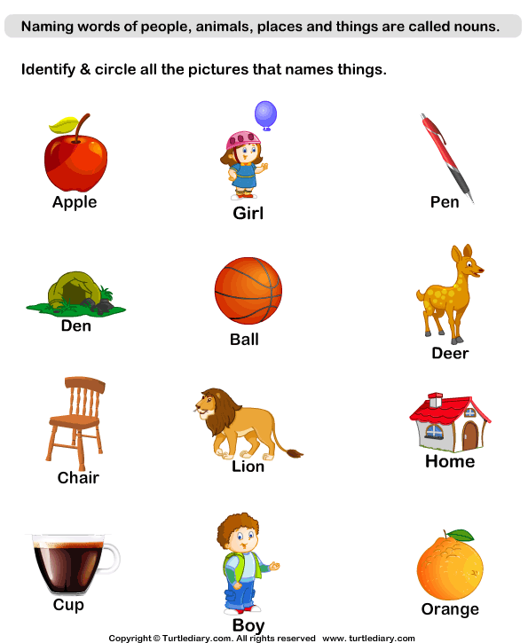 Nouns Kindergarten Worksheets Made By Teachers Nouns Kindergarten Worksheets Made By Teachers