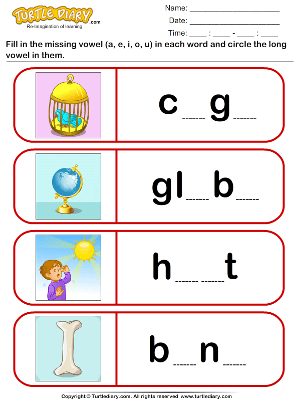 Best phonics worksheets vowel sounds - Literacy Worksheets