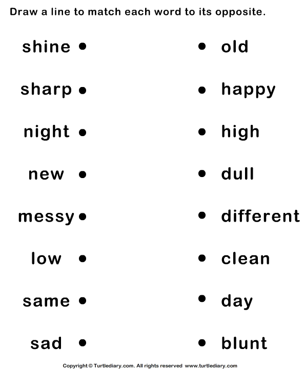 97 KINDERGARTEN DESCRIBING WORDS WORKSHEET