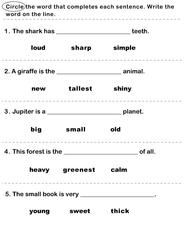 Choose and circle the appropriate words. Complete the sentences Worksheets. Complete the sentences with an adjective. Sentences for adjectives. Complete the sentences for Kids.