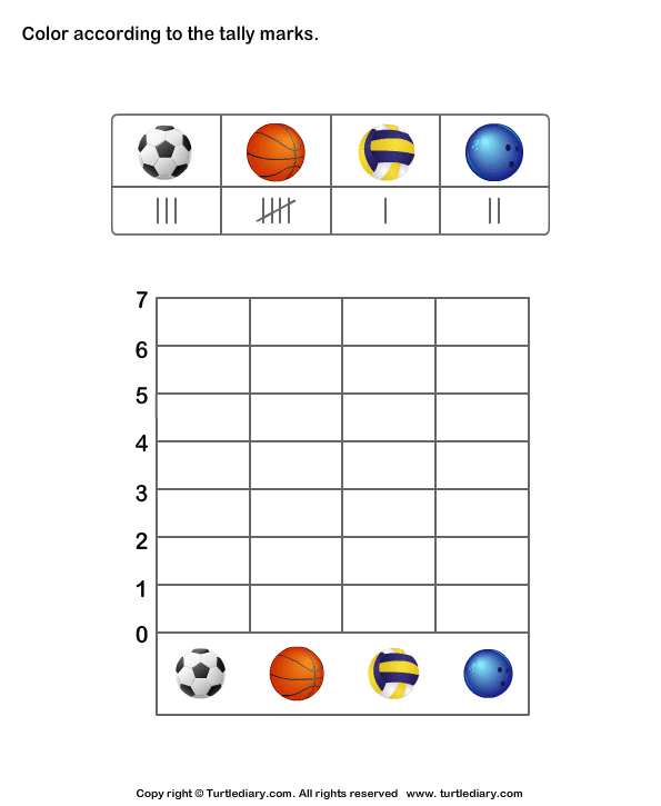 marks worksheets grade 1 tally math Diary Bar to  Turtle Make Graph Record Data  Worksheet