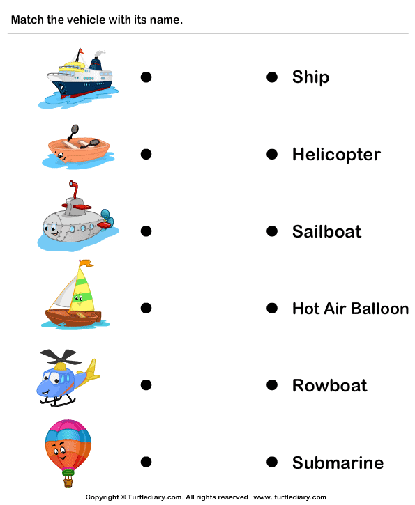 Ship Helicopter Worksheet - Turtle Diary