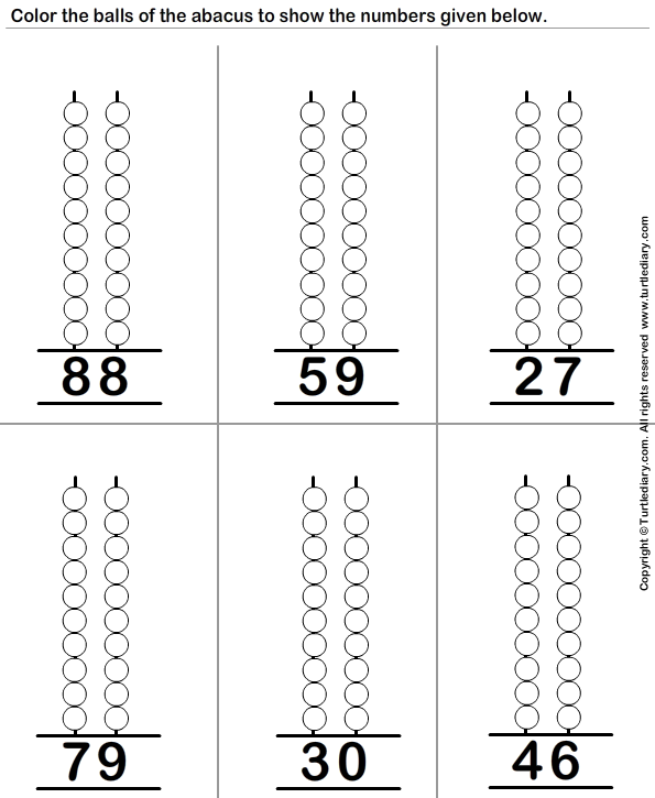 show-the-given-number-on-abacus-turtle-diary-worksheet