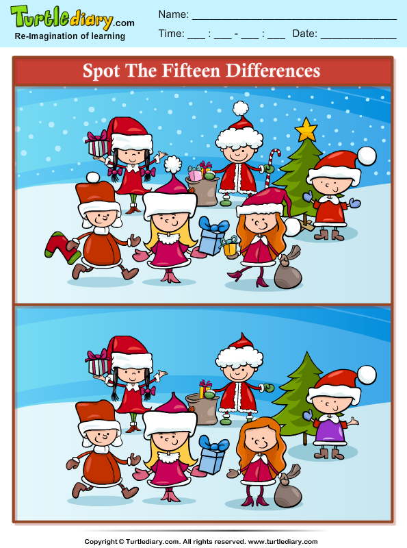 christmas-worksheets-spot-the-difference-1000-images-about-preschool