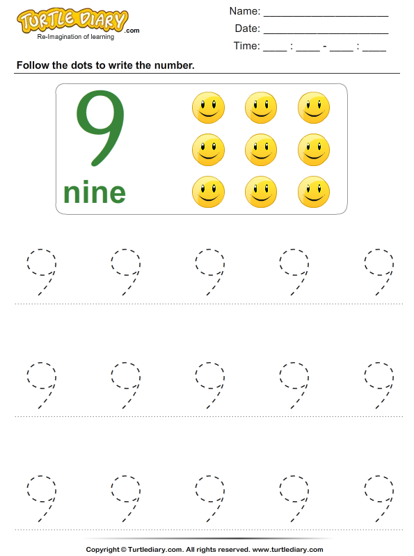 trace-the-number-nine-worksheet-turtle-diary