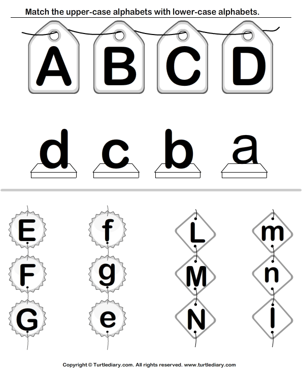 uppercase-and-lowercase-letters-turtle-diary-worksheet