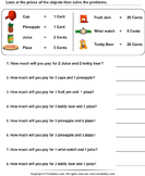 1st Grade Math Worksheets - Turtle Diary Sort Newest