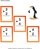 Add 1-digit Numbers - addition - Kindergarten