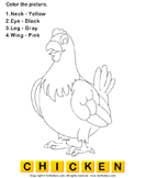 Chicken Coloring Pictures