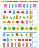 Similar Pattern - geometric-shapes - Kindergarten