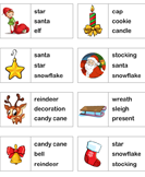 Christmas Vocabulary - christmas - Kindergarten