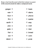 Combine the Words to Make Compound Word