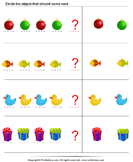 preschool math worksheets turtle diary