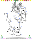  Christmas Connect the Dots by Number - christmas - Kindergarten