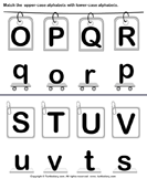 Connect Upper and Lowercase Letters