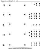Count Dots - whole-numbers - Kindergarten