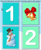 Counting Flashcards One Snowman