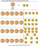 Count Coins - units-of-measurement - Kindergarten