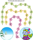 Winter Puzzles - winter - First Grade