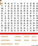 Ginger Bread Word Search