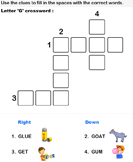 Alphabet Crossword - alphabet - Kindergarten
