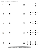 Match Number with Dots