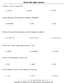 Measurement Worksheets for 3rd grade | Turtle Diary Sort Newest