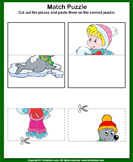 Winter Puzzles - winter - Kindergarten