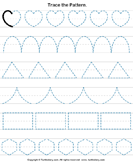 trace the pattern worksheets turtle diary